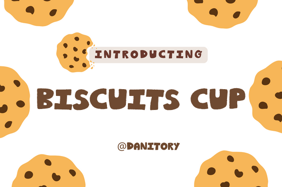 Biscuits Cup Font for Professional Branding and Creative Projects