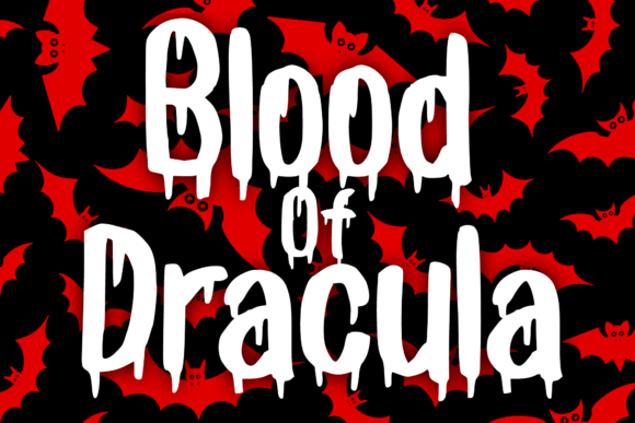 Blood of Dracula Font for Dramatic Branding and Display