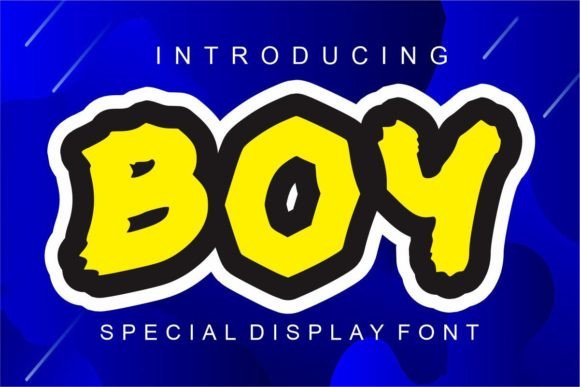 Boy Font for Bold Branding and Eye-Catching Designs