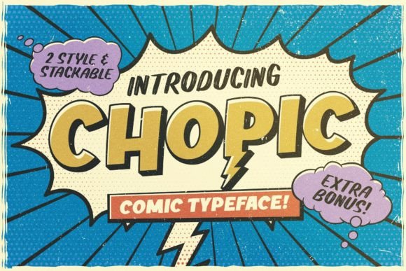 Chopic: A Playful Font for Handmade Creations