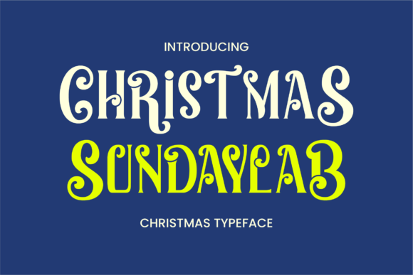 Christmas Sundaylab Font for Festive Web Design