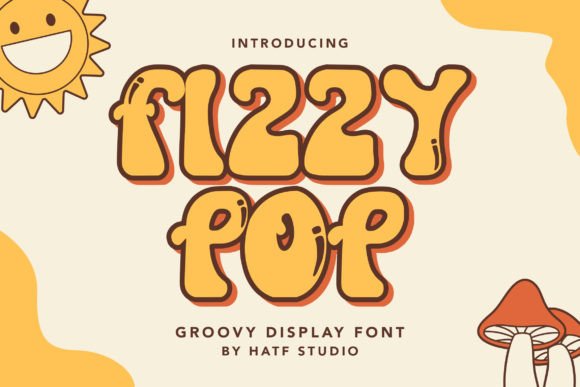 Fizzy Pop: A Groovy Display Font for Creative Projects