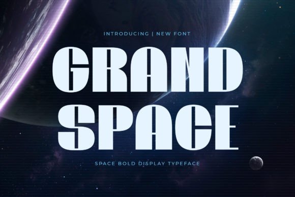 Grand Space: A Bold Display Font for Creative Makers