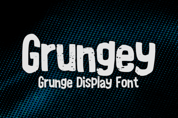 Grungey Font for Bold Web Design