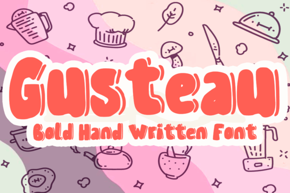 Gusteau: A Bold Display Font for Web Design Projects