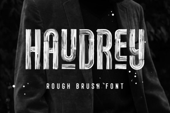 Haudrey: A Quirky Display Font for Creative Projects