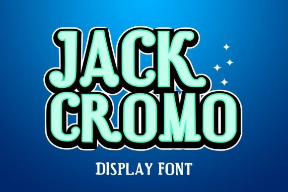 Jack Cromo: A Cool Display Font for Creative Branding
