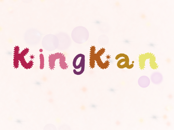 Kingkan: A Handwritten Display Font for Creative Makers