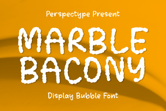 Marble Bacony: A Whimsical Font for Branding Magic
