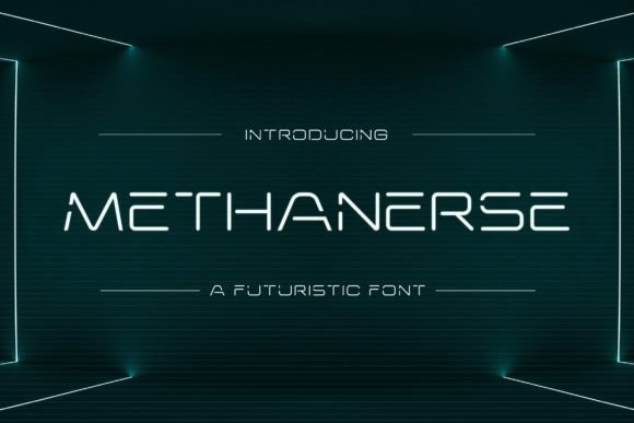 Methanerse: A Futuristic Font for Editorial Design