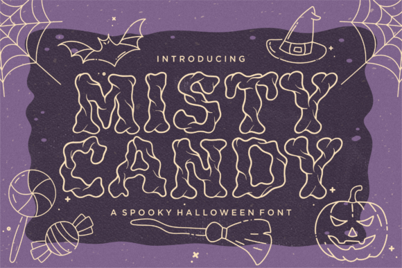 Misty Candy Font for Halloween-Themed Web Design