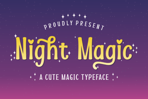Night Magic: A Whimsical Font for Creative Makers