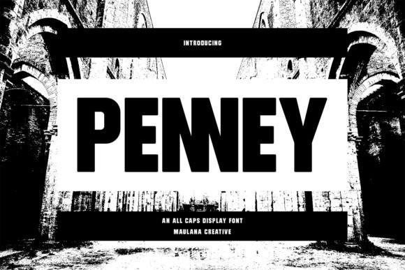 Penney: A Sleek Display Font for Modern Editorial Design