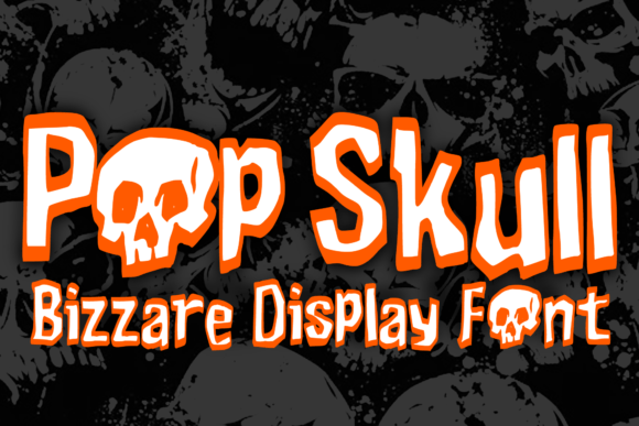 Pop Skull: A Funky Display Font for Bold Branding