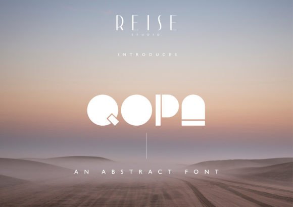 Qopa: A Modern African-Inspired Display Font for Editorial Design