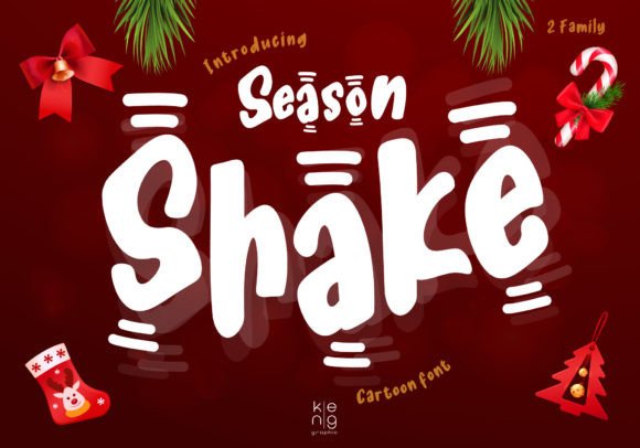 Season Shake Font for Eye-Catching Branding