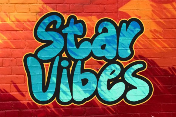 Star Vibes: A Display Font for Bold Visual Impact