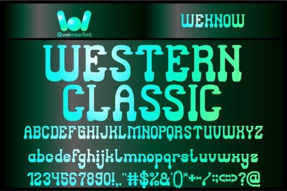 Western Classic Font for Retro-Inspired Editorial Design