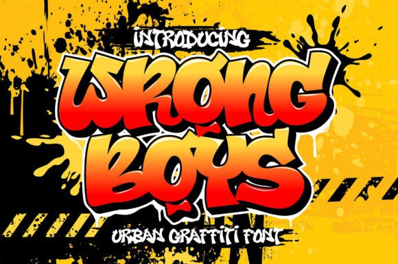 Wrong Boys Font for Bold Branding and Eye-Catching Design
